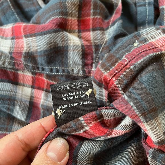 Isabel Marant Plaid Button Down Flannel Shirt - XS - Picture 5 of 13